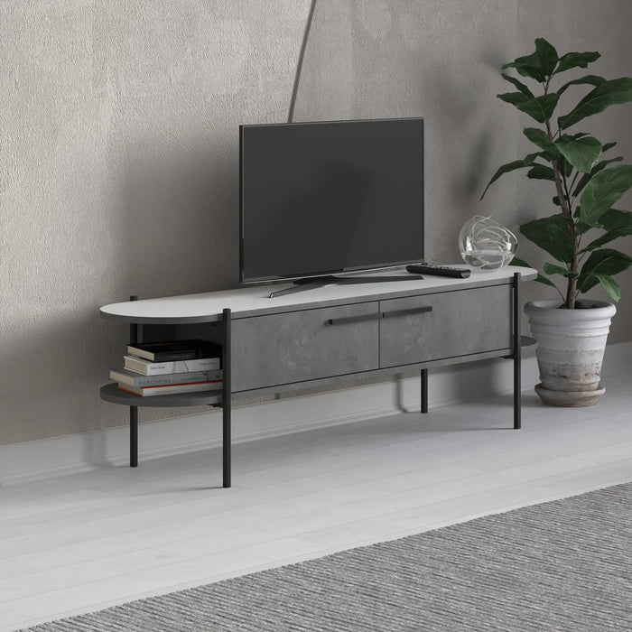 Mourah Otis Tv Stand Up To 65 Inches With Storage - 2 Years Warranty