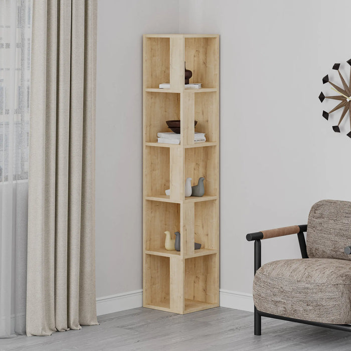 Mourah Piano Corner Bookcase - 2 Years Warranty