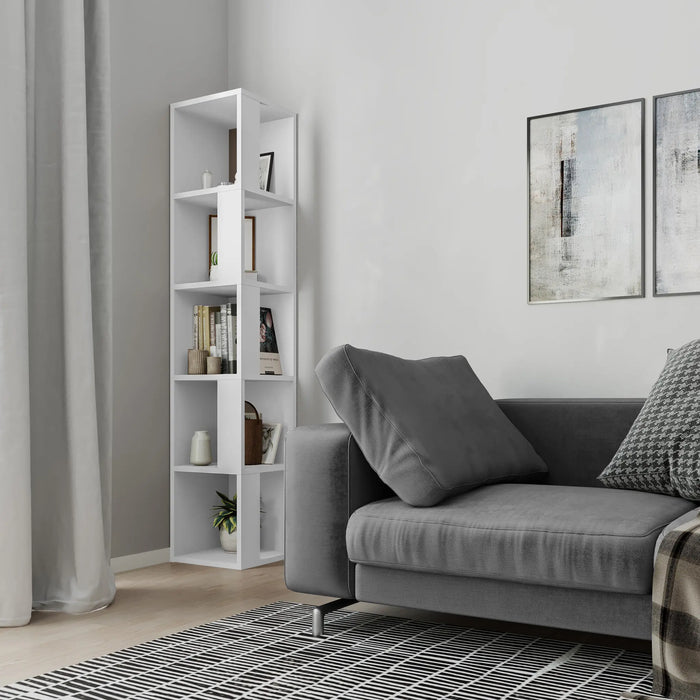 Mourah Piano Corner Bookcase - 2 Years Warranty