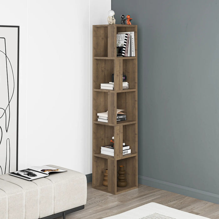 Mourah Piano Corner Bookcase - 2 Years Warranty