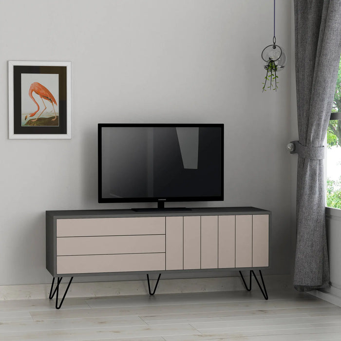 Mourah Picadilly Tv Stand Up To 55 Inches With Storage - 2 Years Warranty