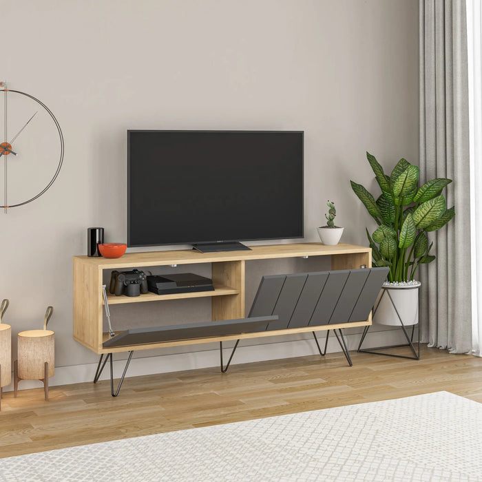 Mourah Picadilly Tv Stand Up To 55 Inches With Storage - 2 Years Warranty