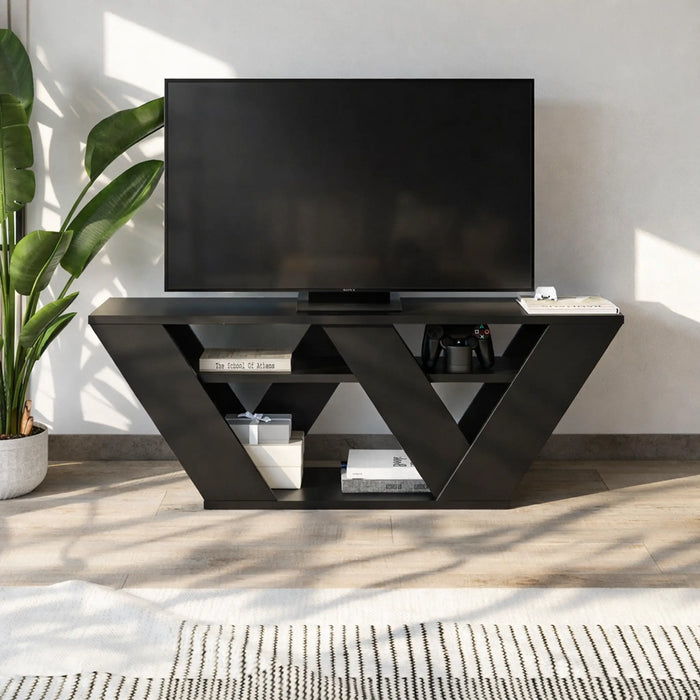 Mourah Pipralla Tv Stand Up To 43 Inches With Storage - 2 Years Warranty