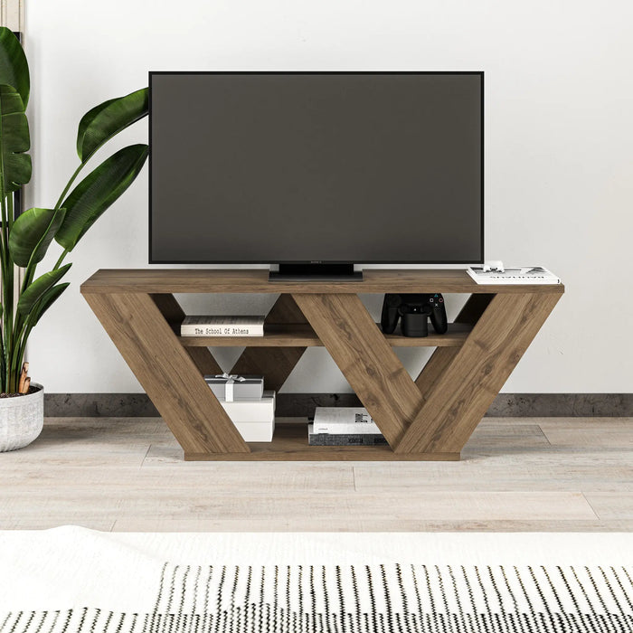 Mourah Pipralla Tv Stand Up To 43 Inches With Storage - 2 Years Warranty
