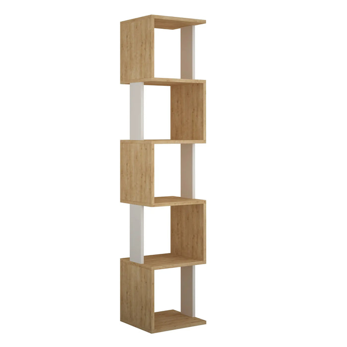 Mourah Piri Corner Bookcase - 2 Years Warranty
