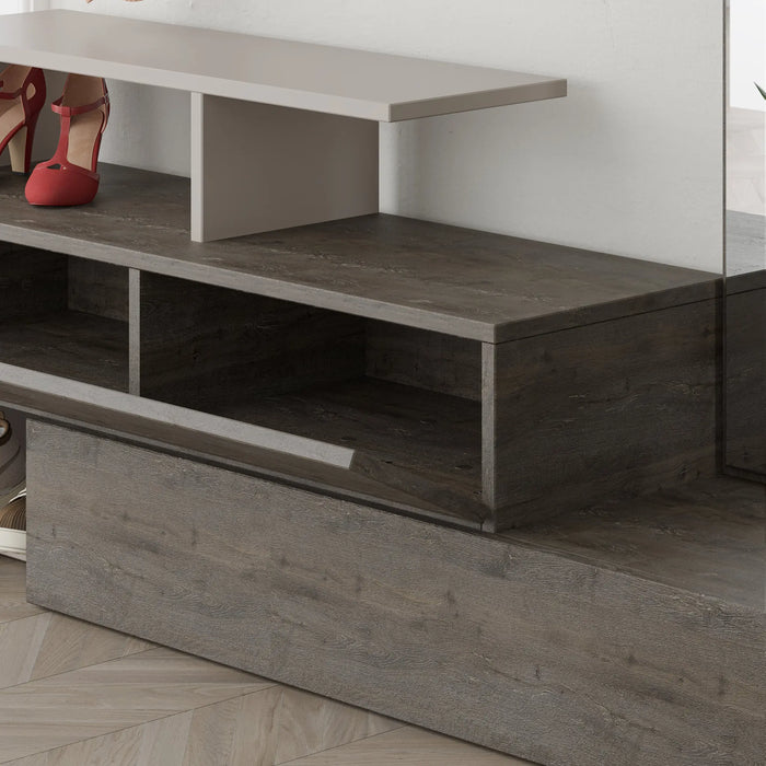 Mourah Ramda Hall Stand & Shoe Cabinet - 8 Pairs - 2 Years Warranty