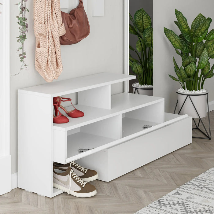 Mourah Ramda Hall Stand & Shoe Cabinet - 8 Pairs - 2 Years Warranty