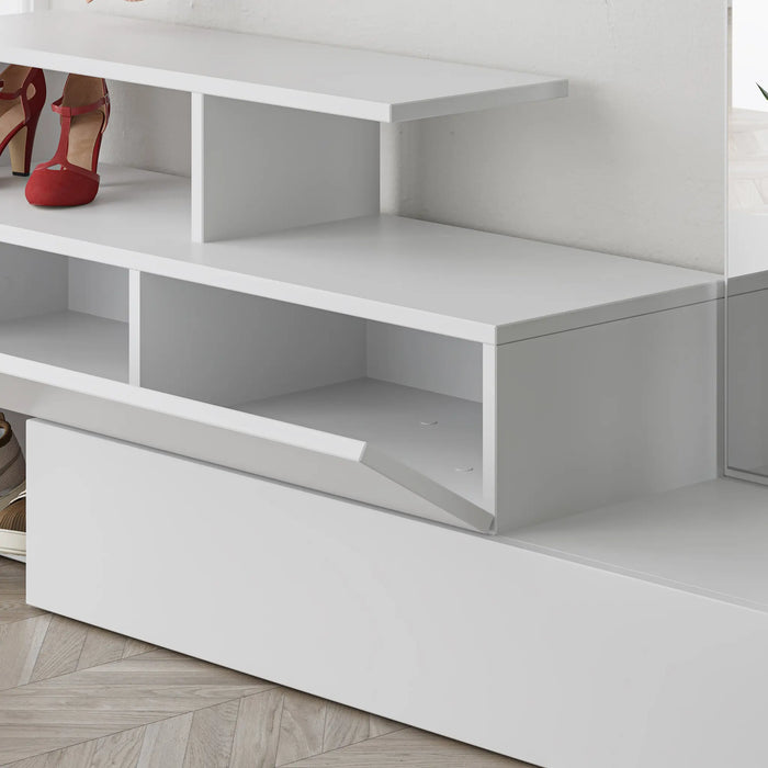 Mourah Ramda Hall Stand & Shoe Cabinet - 8 Pairs - 2 Years Warranty
