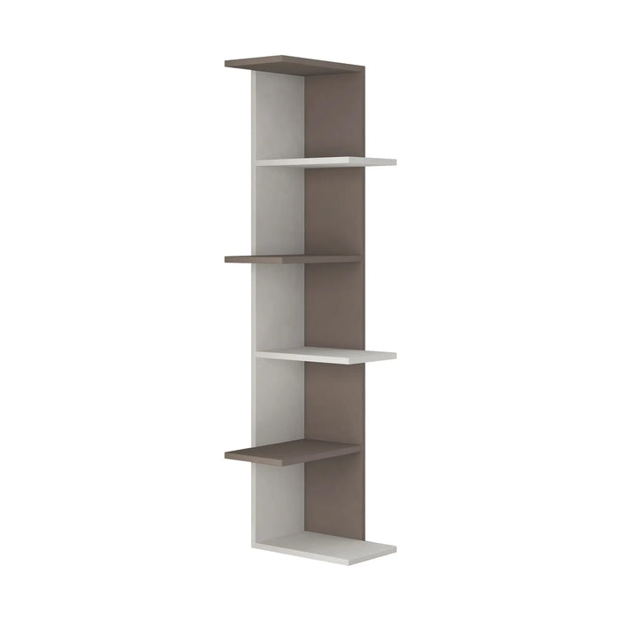 Mourah Saso Corner Bookcase - 2 Years Warranty