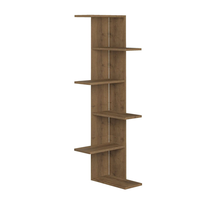 Mourah Saso Corner Bookcase - 2 Years Warranty