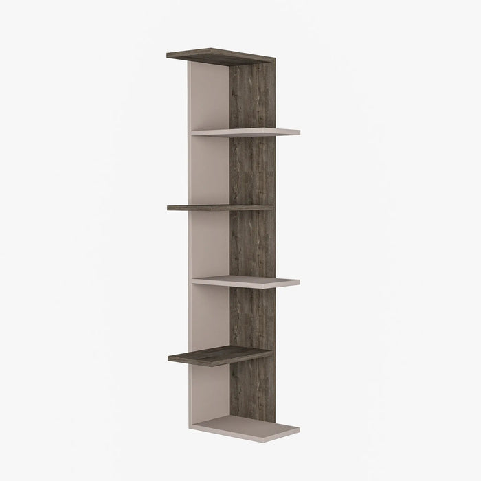 Mourah Saso Corner Bookcase - 2 Years Warranty