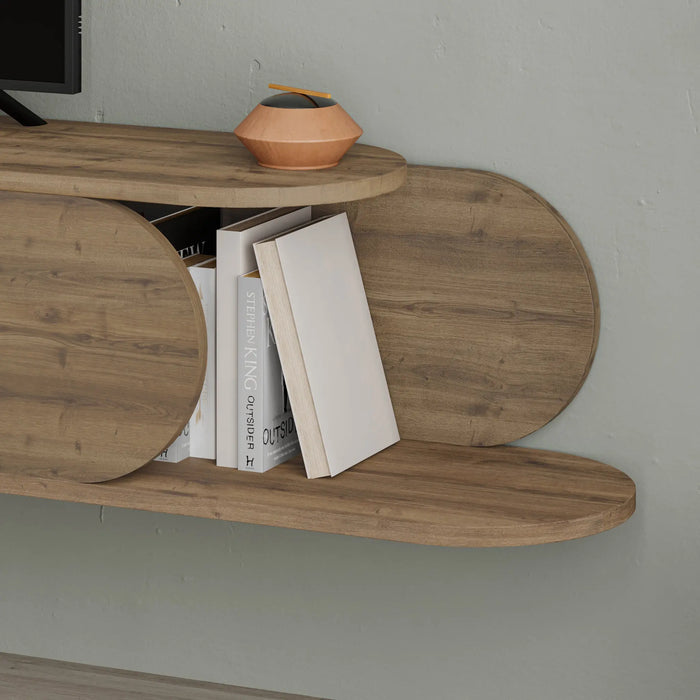 Mourah Tone Tv Stand Up To 65 Inches With Storage - 2 Years Warranty