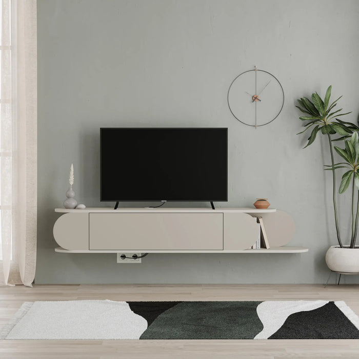 Mourah Tone Tv Stand Up To 65 Inches With Storage - 2 Years Warranty