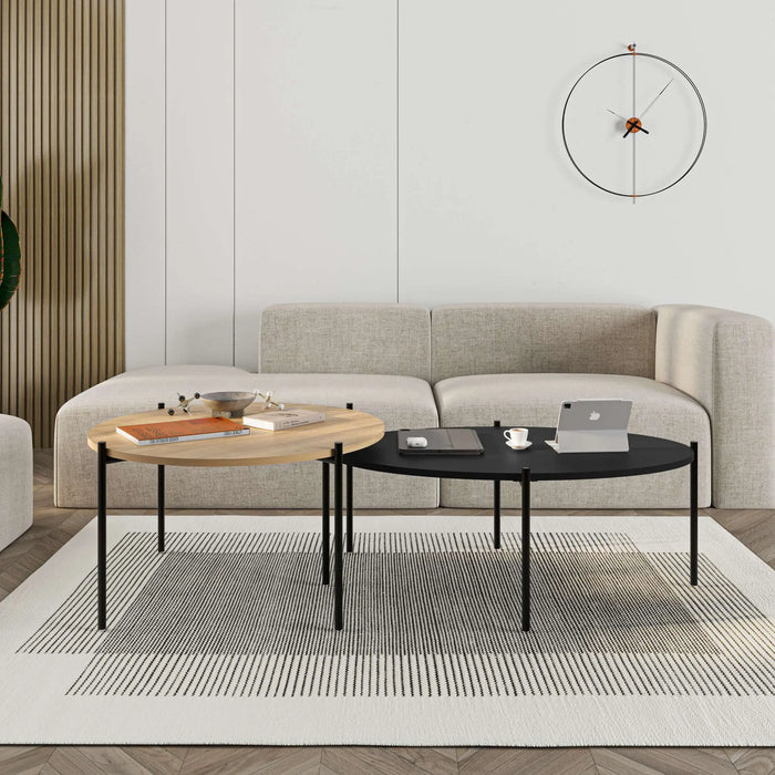 Odelia Coffee Table ( Round And Oval Tables) - 2 Years Warranty