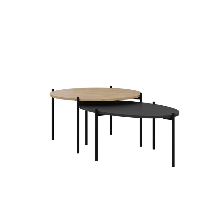 Odelia Coffee Table ( Round And Oval Tables) - 2 Years Warranty