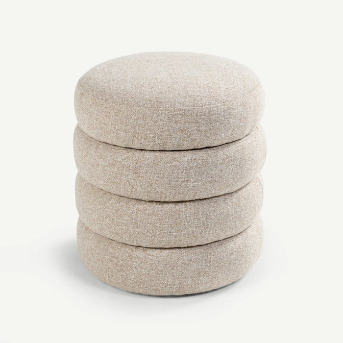 Alliot Stool with Storage Grey
