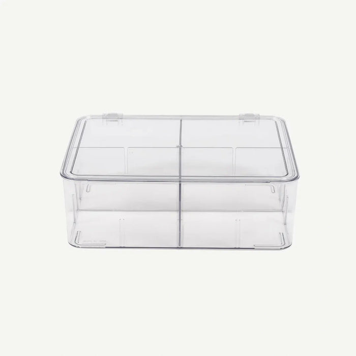 Bennet Partitioned Fridge Bin w/Lid 6.2L