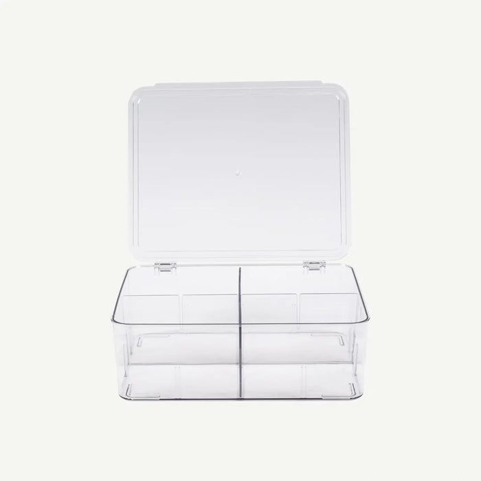 Bennet Partitioned Fridge Bin w/Lid 6.2L