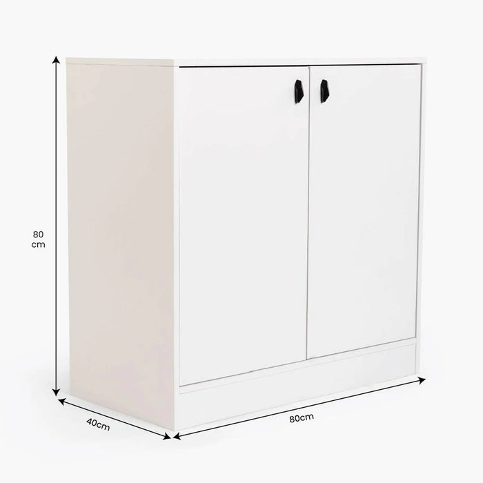 Bilin 10-Pair Shoe Cabinet White