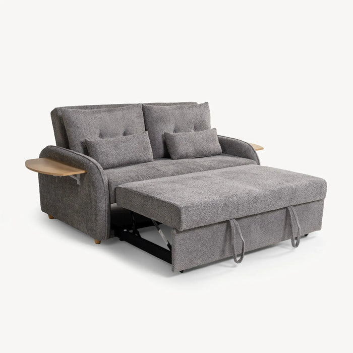 Caelan 2 Seater Sofa Bed Grey