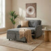 Caelan 1 Seater Sofa Bed Grey OC Home