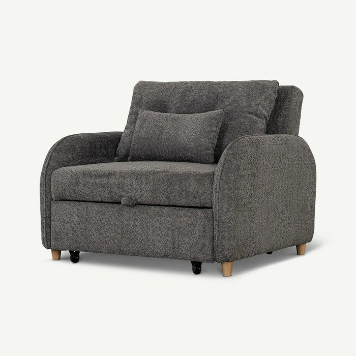 Caelan 1 Seater Sofa Bed Grey OC Home