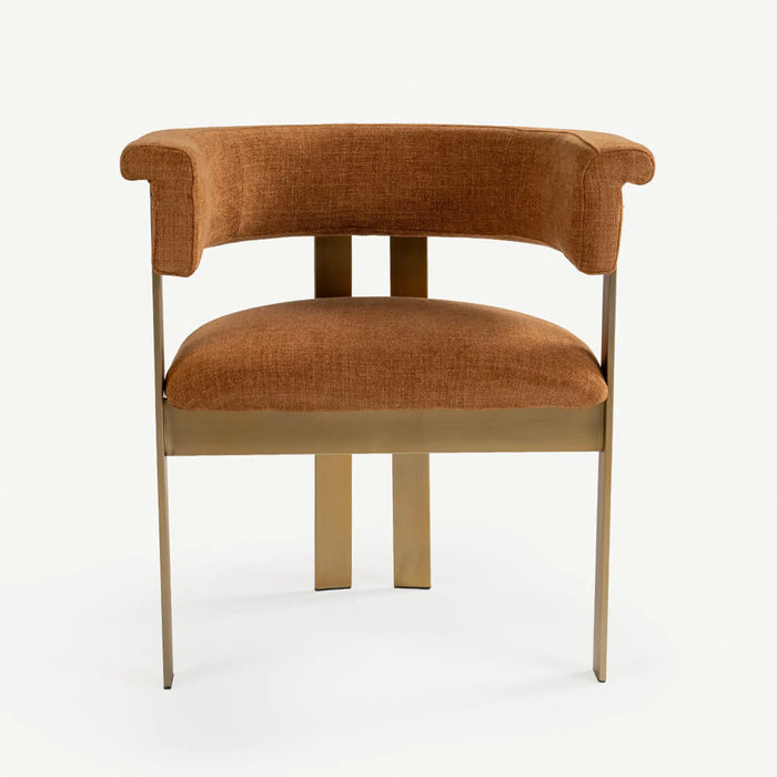 Cicero Dining Arm Chair Rust