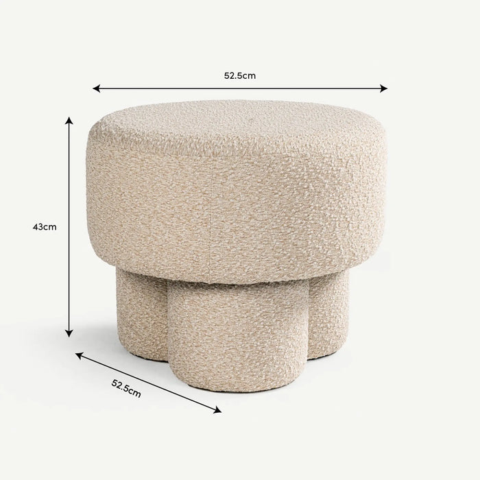 Dais Stool Beige