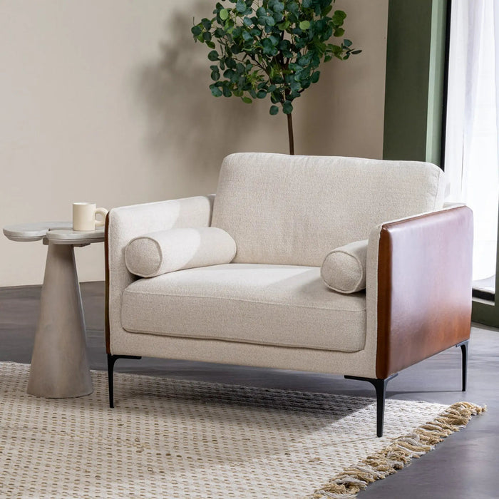 Danny 1 Seater Sofa Beige OC Home
