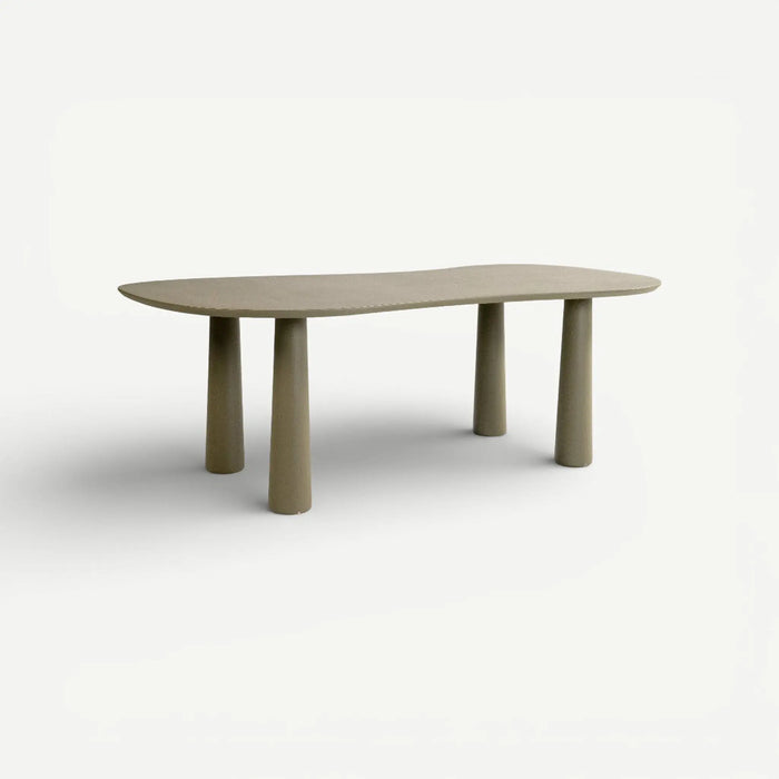 Dantley 6 Seater Dining Table Olive Green