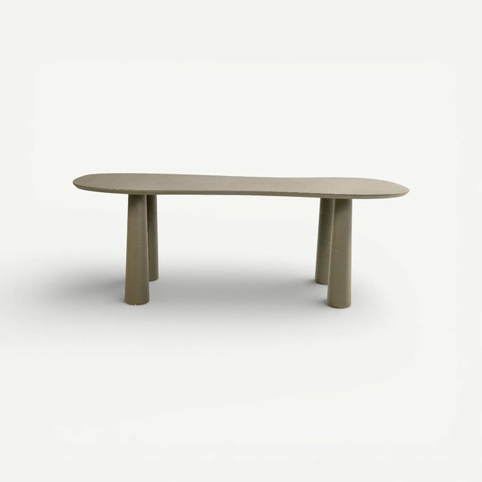 Dantley 6 Seater Dining Table Olive Green