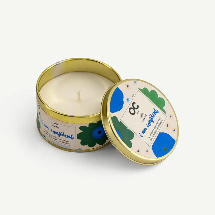 Davine Tin Candle-Black Oud