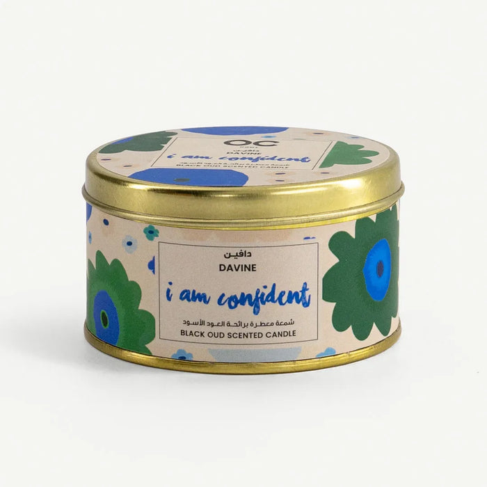 Davine Tin Candle-Black Oud