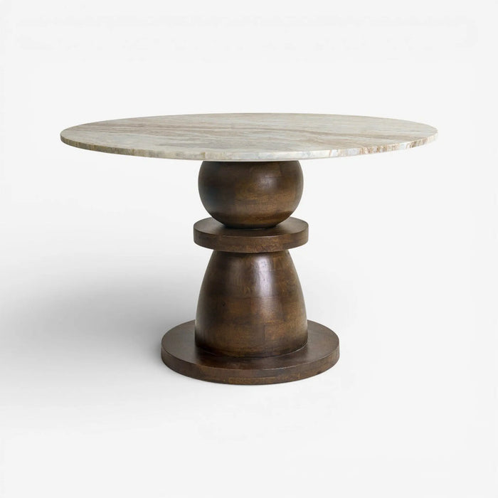 Dmair 4 Seater Dining Table Mocha