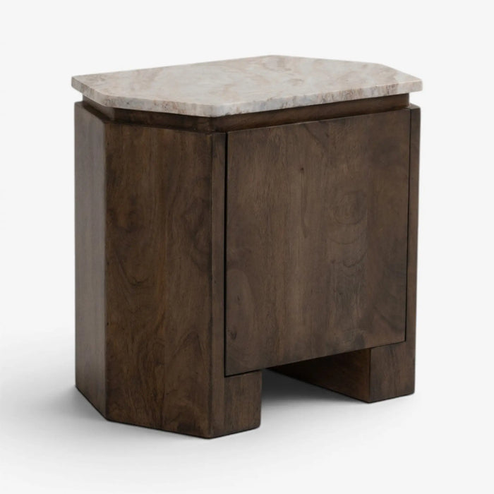 Eulalia Bedside Table Mocha