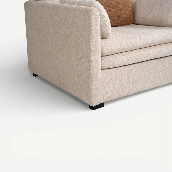 Heritage 1 Seater Sofa Beige