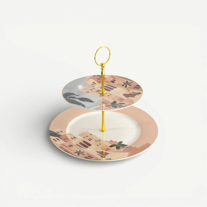 Heritage 2 Tier Dessert Stand - 27x20cm