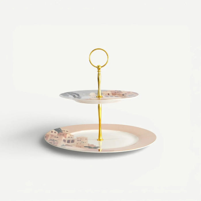 Heritage 2 Tier Dessert Stand - 27x20cm