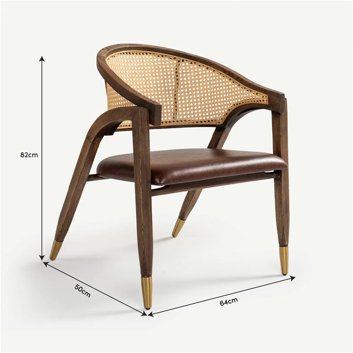 Heritage Dining Arm Chair Walnut