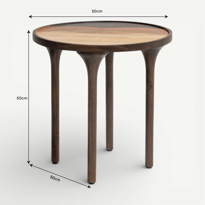 Heritage End Table Brown