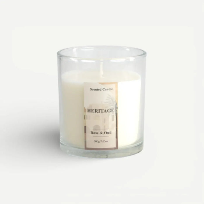 Heritage Jar Candle 200g - Rose & Oud