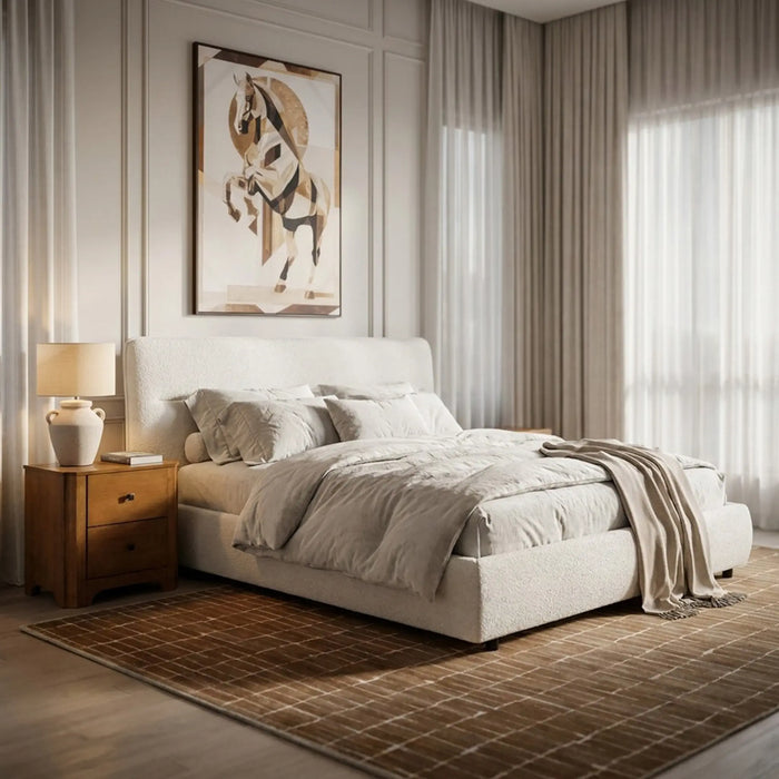 Jim King Bed Ivory 180X200cm