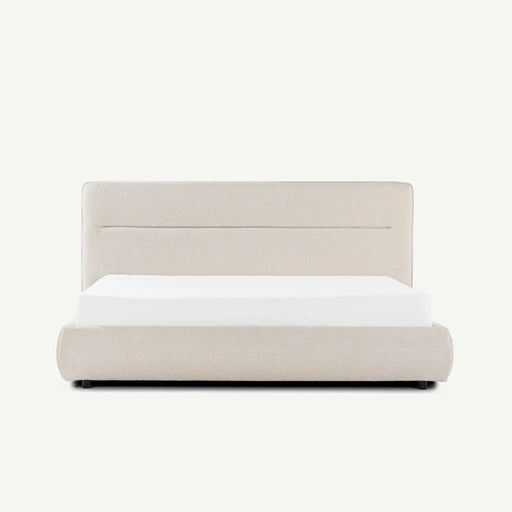 Jim Super King Bed Ivory 200X200cm OC Home