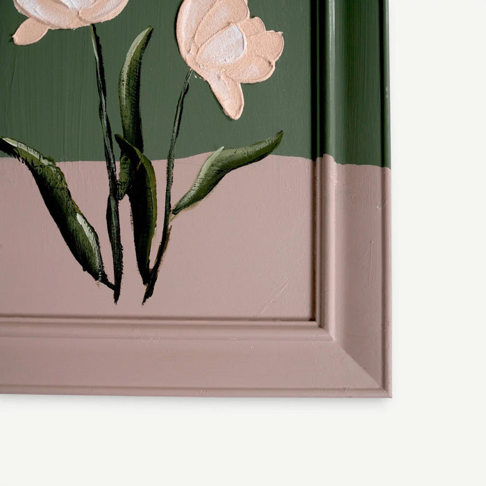 Leafy Hand Painted Wall Art - 30x40cm