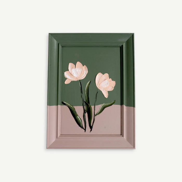 Leafy Hand Painted Wall Art - 30x40cm