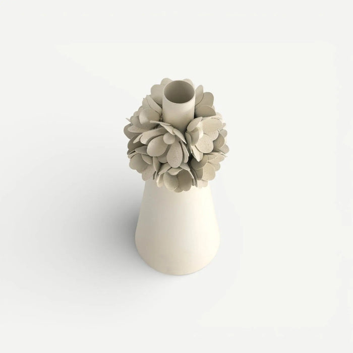 Leafy Rose Taper Candle Holder