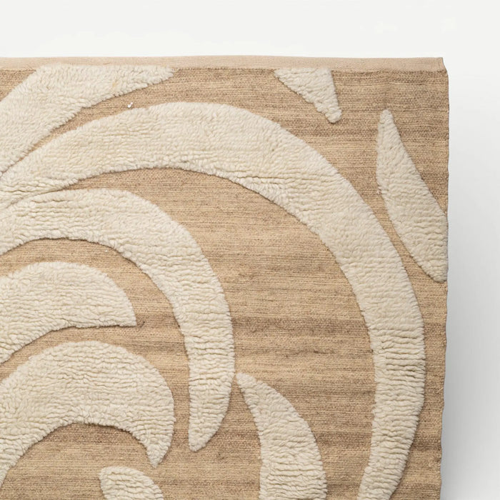 Leafy Tufted Rug -200X300cm - White