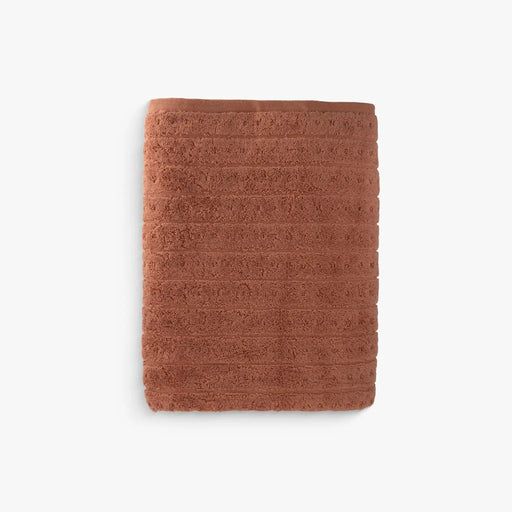 Lirona Bath Sheet Terracotta - 90x150cm OC Home