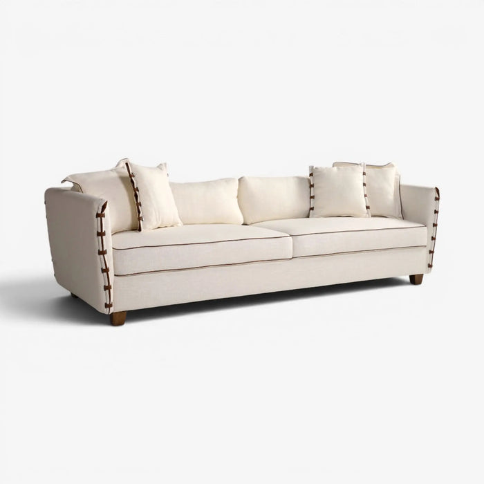 Lunete 4 Seater Sofa Beige