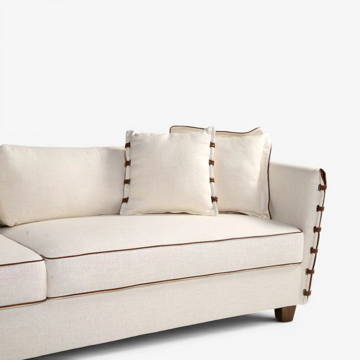Lunete 4 Seater Sofa Beige